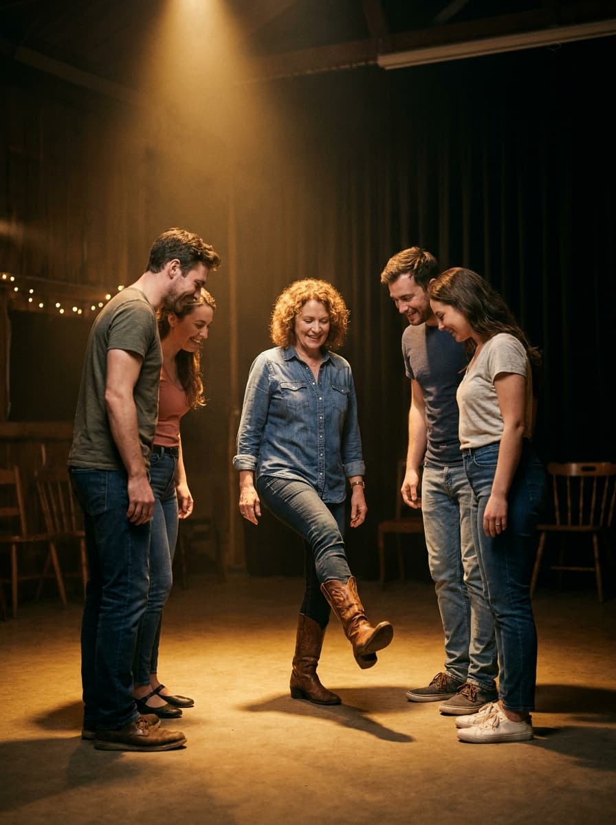 Line Dance für Anfänger: erste Schritte in der Reihe, ganz ohne Vorkenntnisse